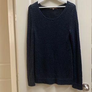 Oversized navy knit